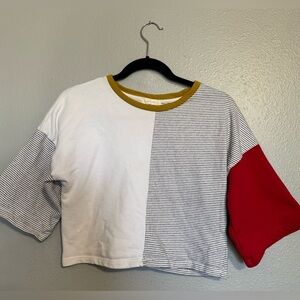 All: row cropped T-shirt small